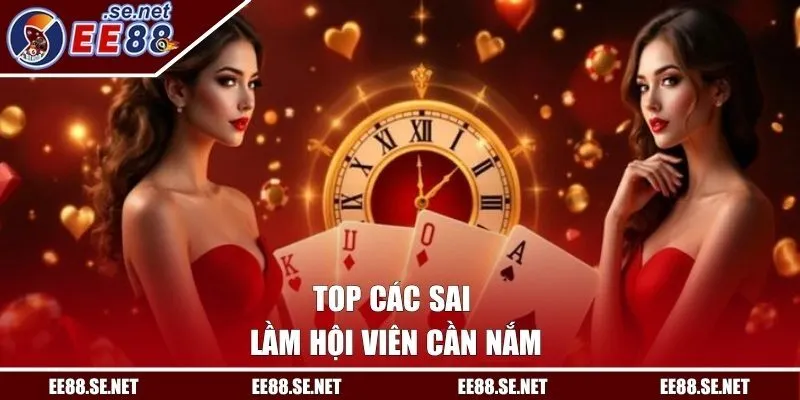 Top các sai lầm hội viên cần nắm